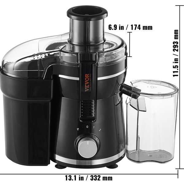 VEVOR 350W 2 Speed Centrifugal Juice Extractor Juicer Machine Wayfair